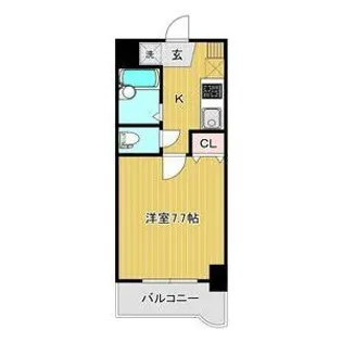 パルメゾン旭ヶ丘【5階】の間取り