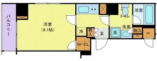 オルタナ銀座【6階】の間取り