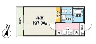 キャメル吉川スリジェ【1階】の間取り