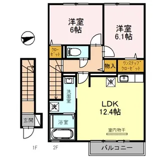グランヴィラ サン【2階】の間取り