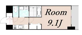 セイル淀屋橋【5階】の間取り