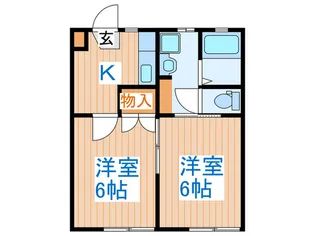 ロッキーホーム【1階】の間取り