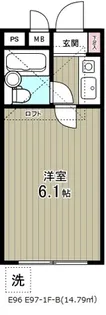 ビューパレス新柏B棟【1階】の間取り
