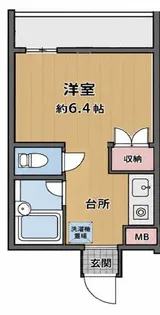 NAGAOKAビル【6階】の間取り