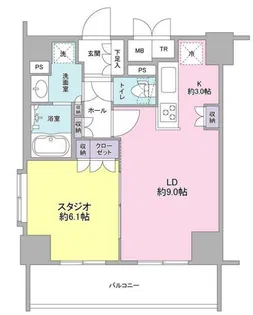 コンフォリア春日富坂【8階】の間取り