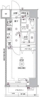 RELUXIA両国緑4丁目【6階】の間取り