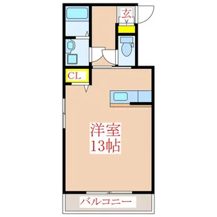 セントクラリス【3階】の間取り