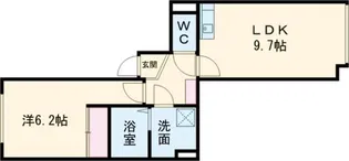 パワービル千歳駅前【3階】の間取り