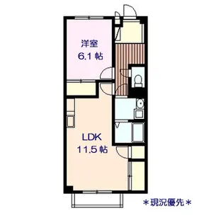 グランデール多田【2階】の間取り