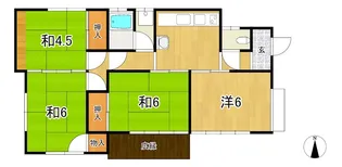 茨城県常陸太田市大森町【一戸建】の間取り