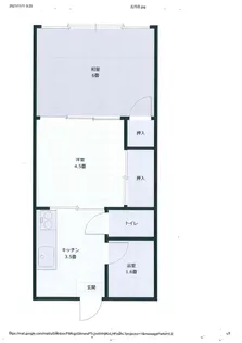 五月荘【1階】の間取り