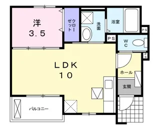 シャロン ウィンドウ【1階】の間取り