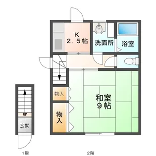メゾンド・ラフォーレ【2階】の間取り