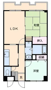 サンライズあざみ野【1階】の間取り