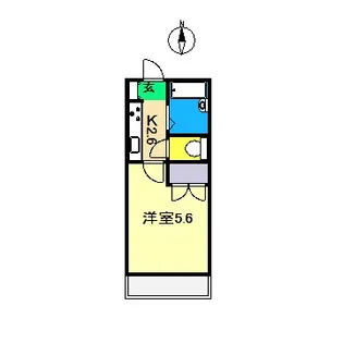 スカイラーク米田【3階】の間取り