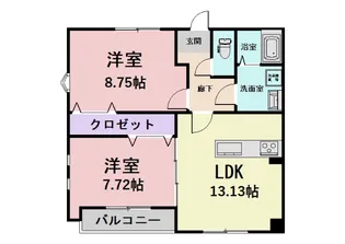 ジューンベリー【3階】の間取り