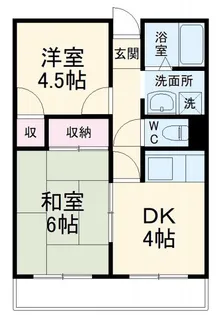富田マンション【2階】の間取り