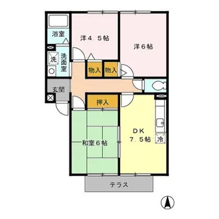 パセオみずほ台【1階】の間取り