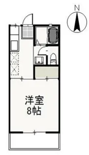 クライン・ブリュッケB【1階】の間取り