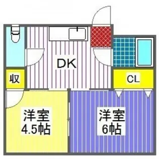 栄アパート_【2階】の間取り