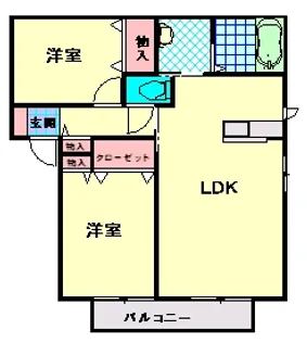 グランシードMD【2階】の間取り