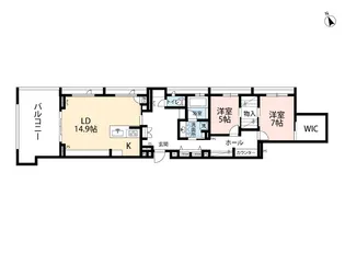 ジェーユーグローバル パレス【3階】の間取り