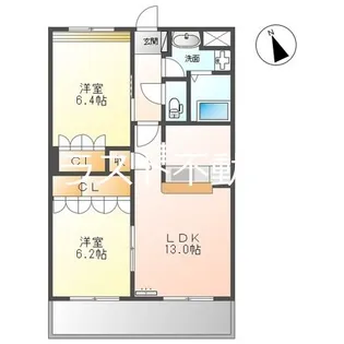 グリーンヒルズ慶【2階】の間取り