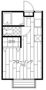 ハイツミヤ【2階】の間取り