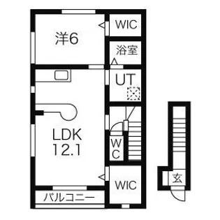 セレーノ・さくら【2階】の間取り