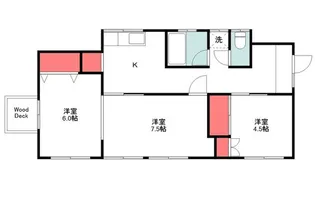 岡山県岡山市中区門田文化町2【一戸建】の間取り