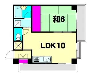 中村ビル【5階】の間取り