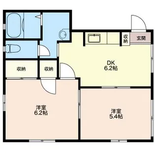 ハイネス元住吉【1階】の間取り