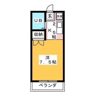 岡山県岡山市中区浜1【マンション】の間取り