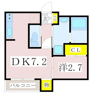 鹿児島県鹿児島市郡元町【アパート】の間取り