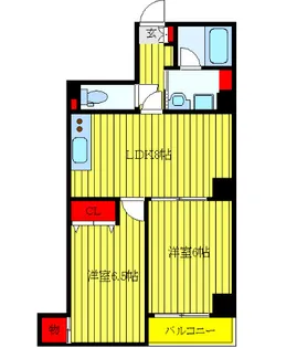 東京都文京区千駄木3【マンション】の間取り