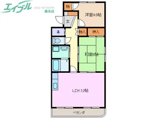 Mグランデ安永【4階】の間取り