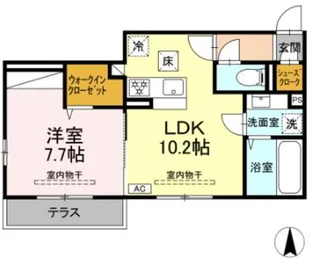 Same sky【0】【1階】の間取り