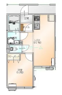 ESTAGE船橋North【1階】の間取り