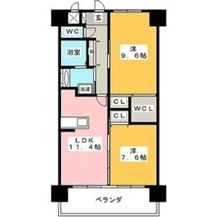 espoir【3階】の間取り
