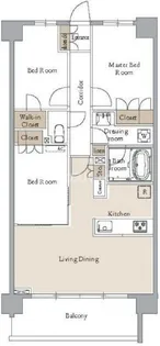 ARK CITY船堀【3階】の間取り