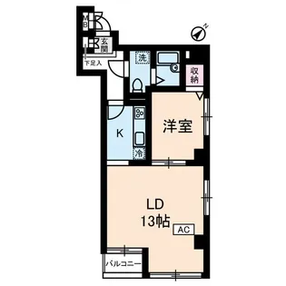 服部ビル【4階】の間取り