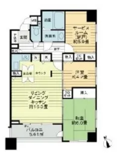 パレ・ソレイユ上北沢【3階】の間取り