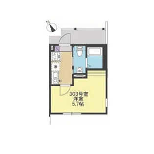 クレイン横浜【3階】の間取り