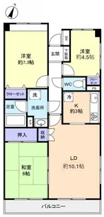 習志野台野村ハイツ【6階】の間取り