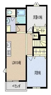 ダールッサラームII棟【2階】の間取り