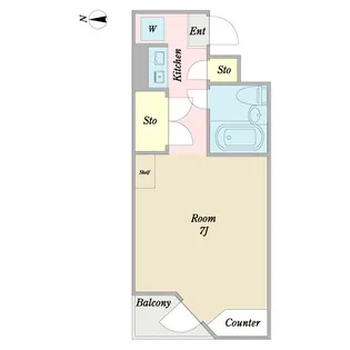 フェルテシモ田園調布【2階】の間取り
