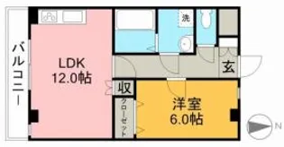 高知県高知市大津甲【マンション】の間取り