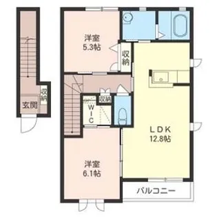 グランドゥール S・F【2階】の間取り