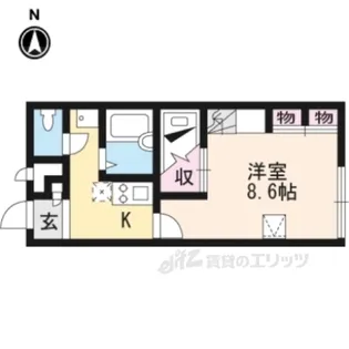 レオパレスコンフォート【1階】の間取り