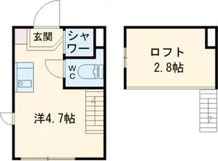 HarmonySquare桜上水【2階】の間取り